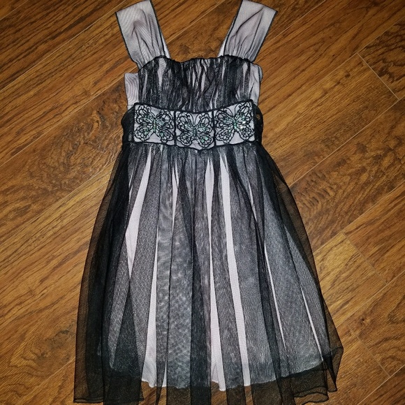 Sequin Hearts Butterfly Tulle Dress Sz 8 - Picture 15 of 15